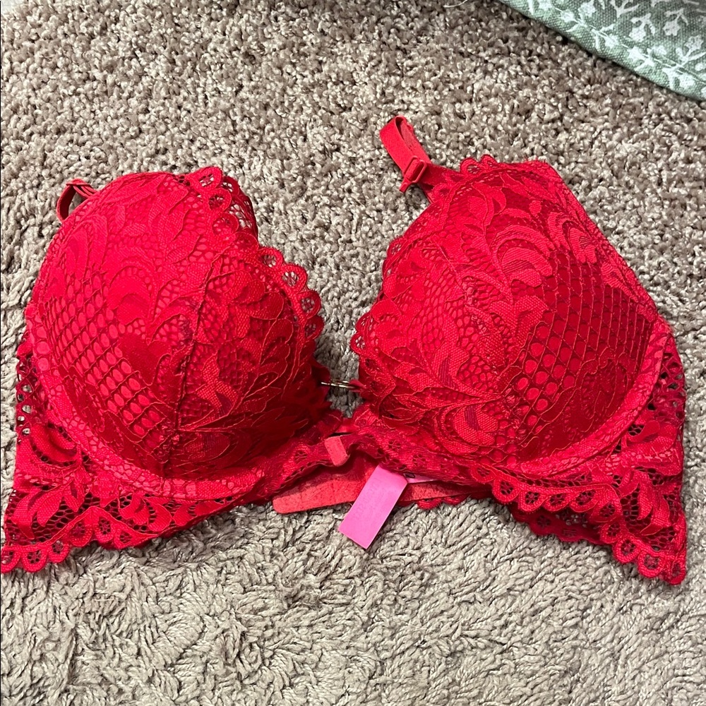 EUC red la Senza beyond sexy bra 32D